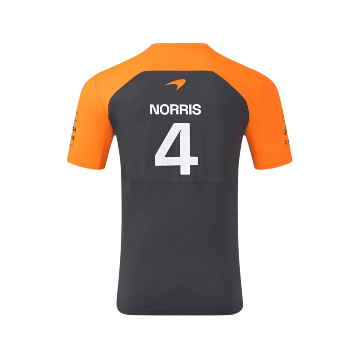 Lando Norris F1 2025 McLaren team t-shirt back view