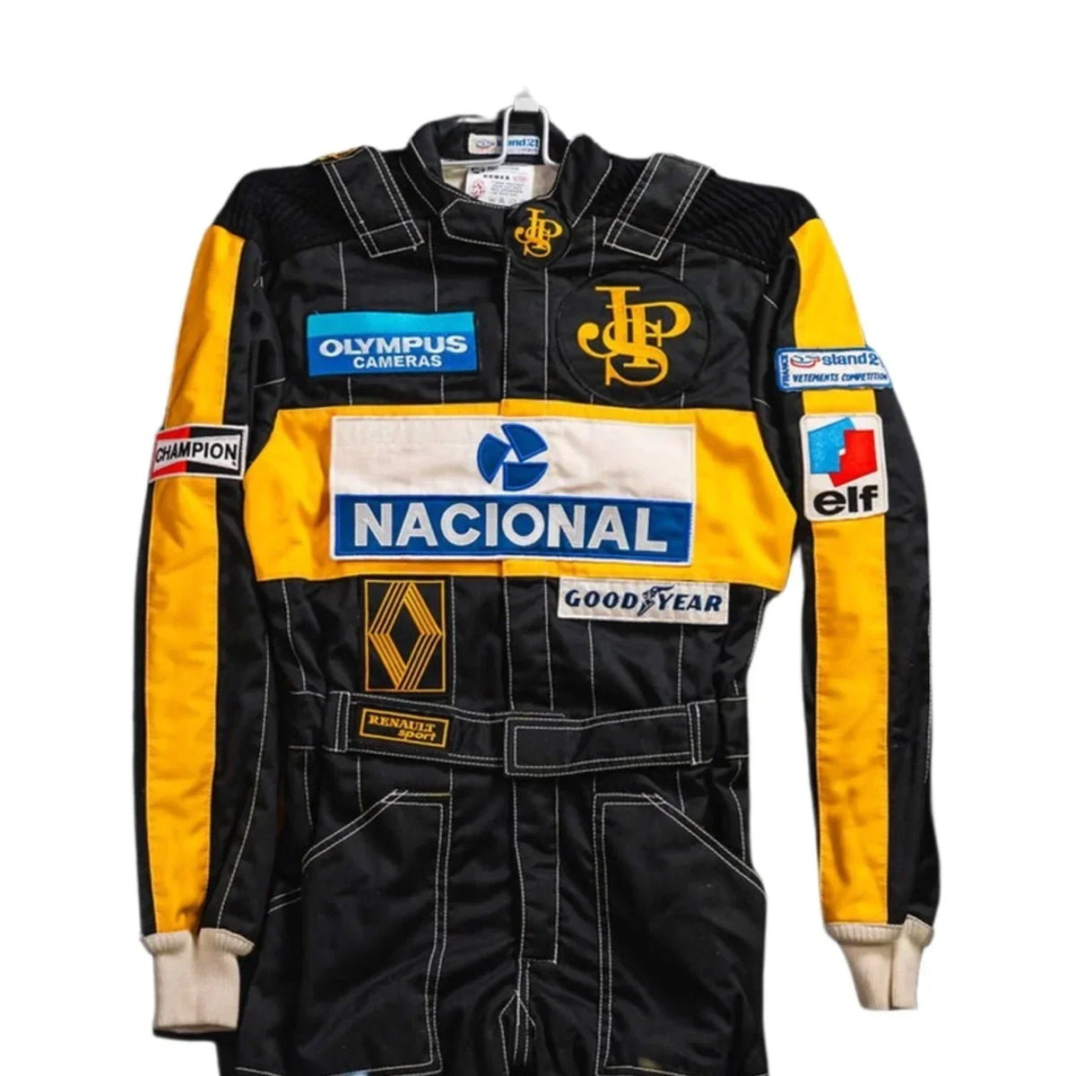 1985 Ayrton Senna F1 Racing Suit – Lotus Edition 9