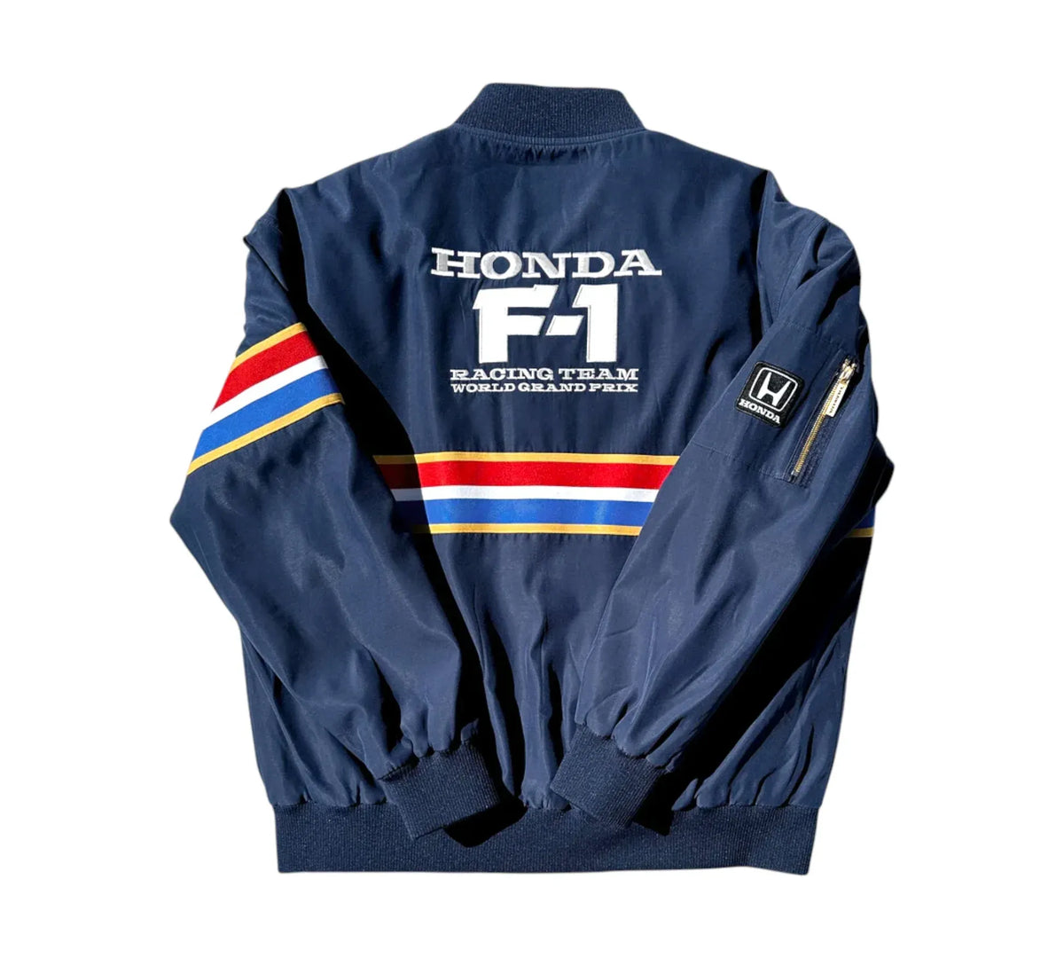 1986 Honda Formula 1 Team Blue Aviator Softshell Jacket 1