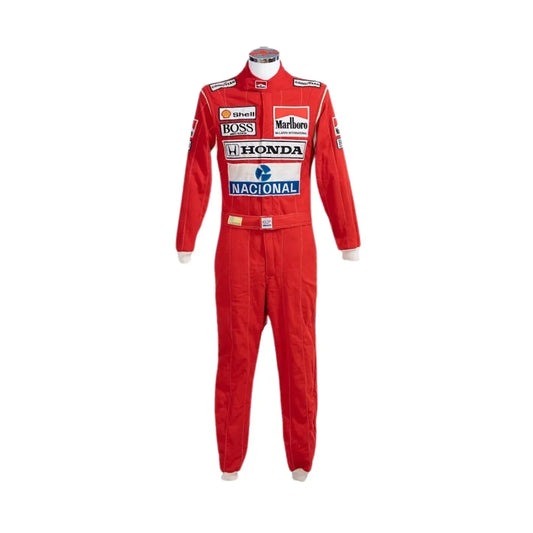 1988 Ayrton Senna McLaren F1 Racing Suit Replica