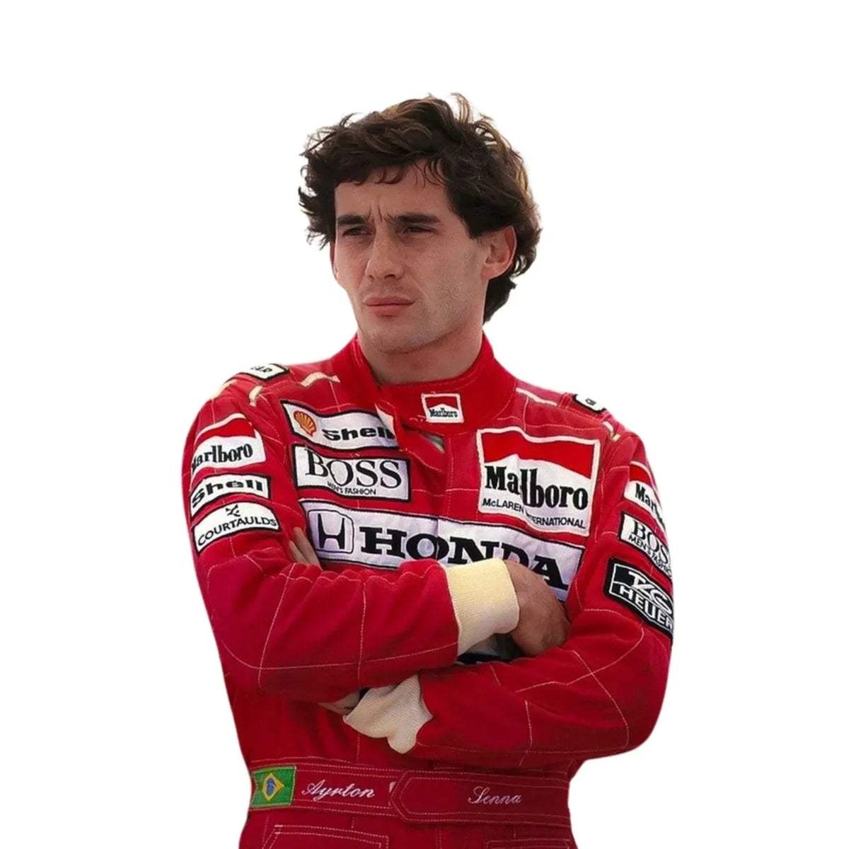 1991 Ayrton Senna United States GP F1 Racing Suit 10