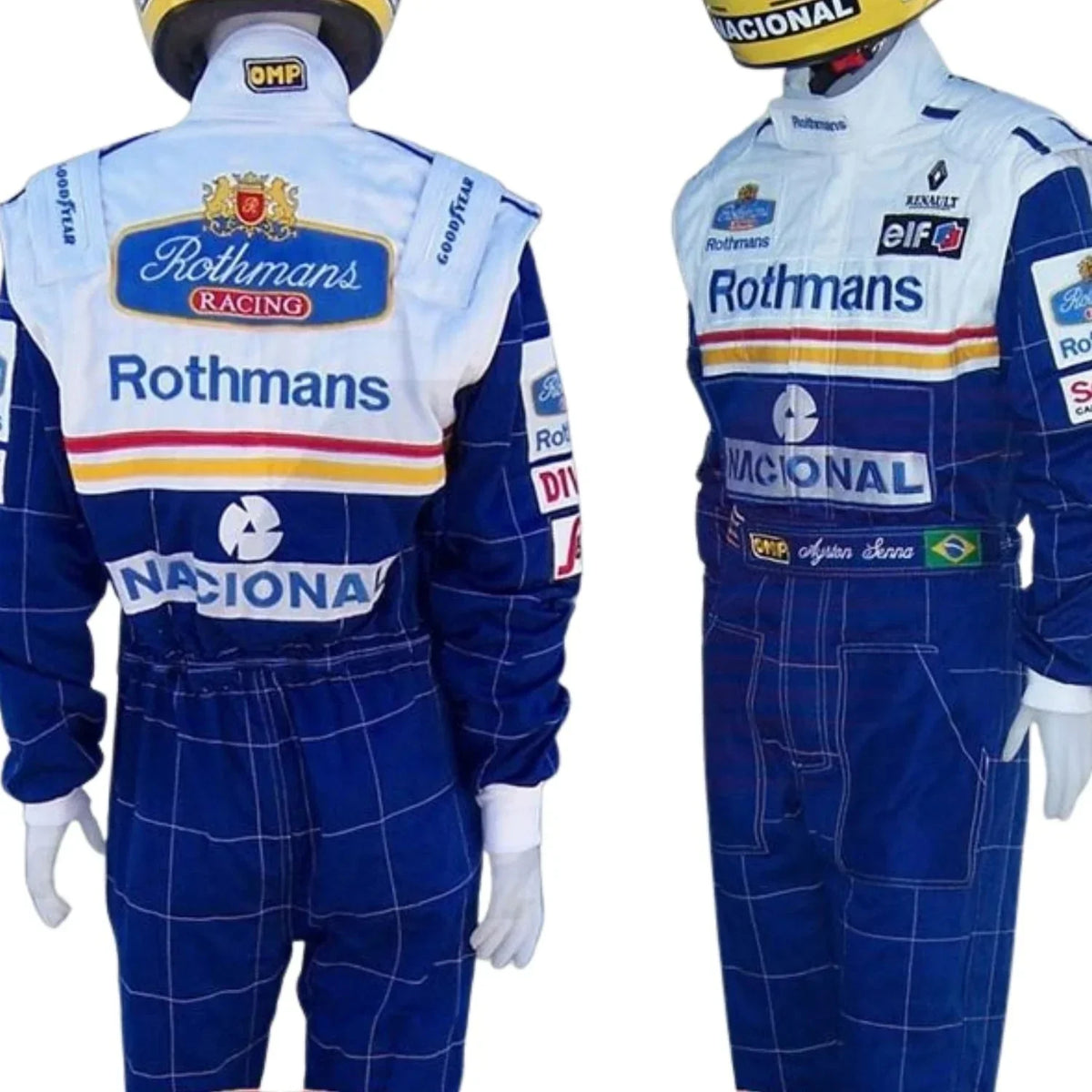 1994 Ayrton Senna Williams F1 Racing Suit Replica 4
