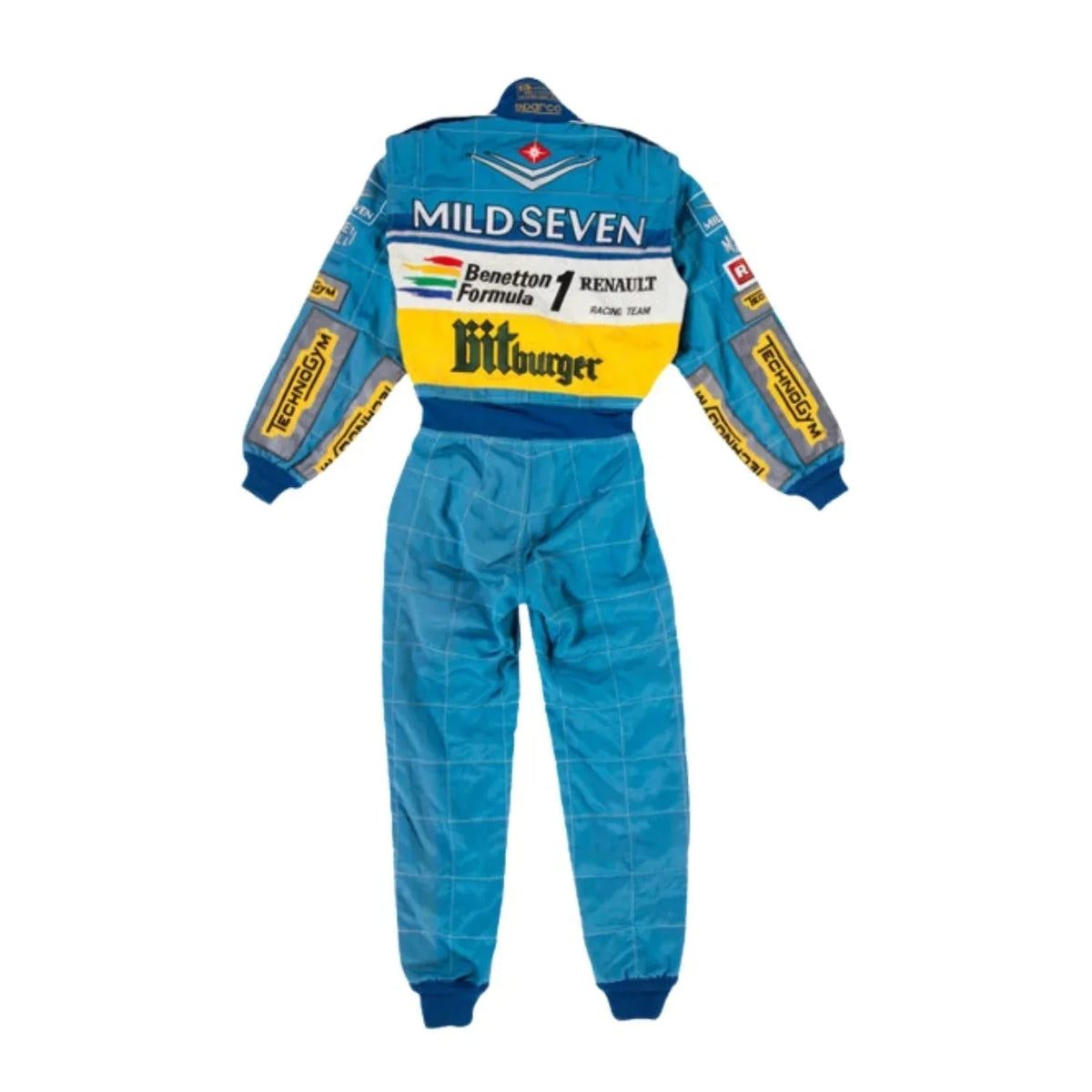1995 Michael Schumacher Benetton Bitburger F1 Racing Suit Replica 1