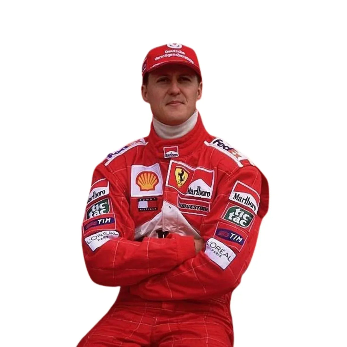 2002 Michael Schumacher Ferrari Embroidered F1 Racing Suit 2