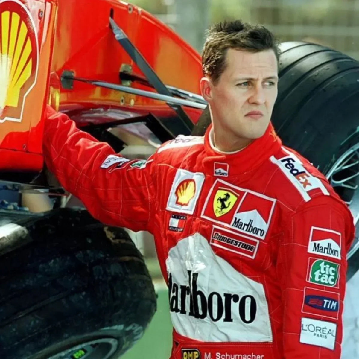 2002 Michael Schumacher Ferrari Embroidered F1 Racing Suit 5