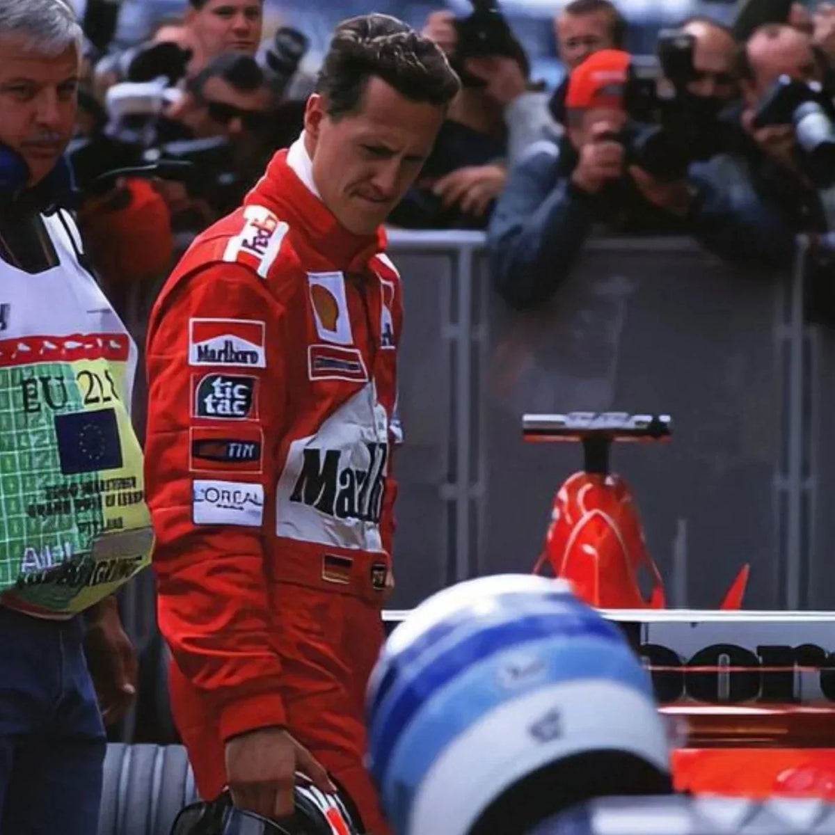 2002 Michael Schumacher Ferrari Embroidered F1 Racing Suit 6