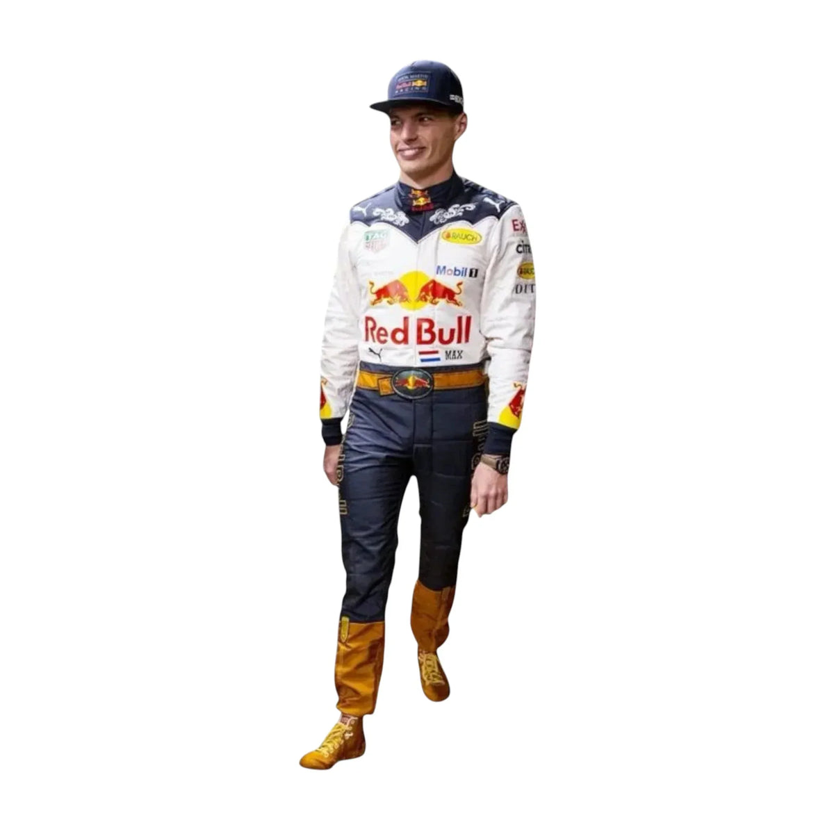 2018 Max Verstappen Special Edition Red Bull Cowboy Racing Suit