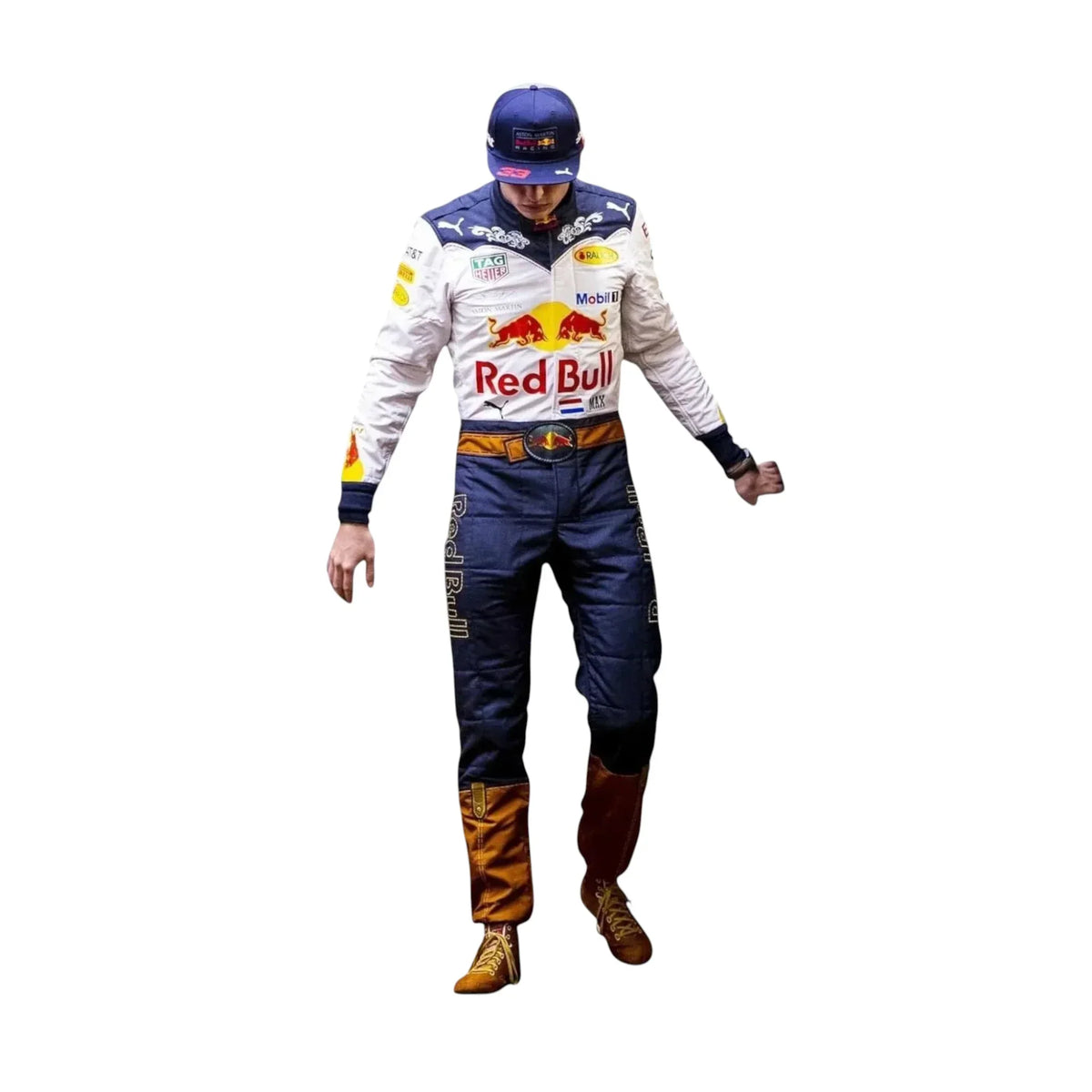 2018 Max Verstappen Special Edition Red Bull Cowboy Racing Suit