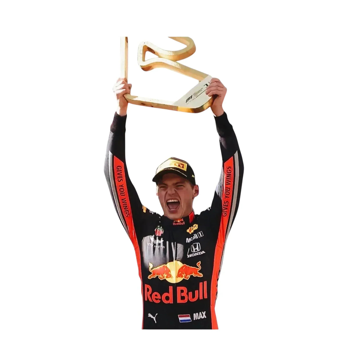 2019 Max Verstappen Red Bull Team Racing Suit Front