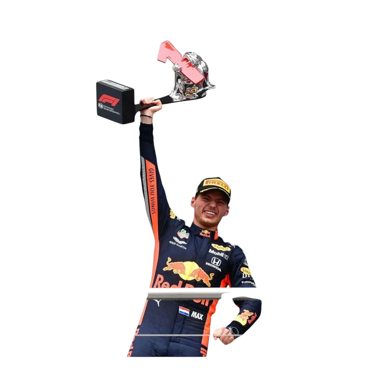 2019 Max Verstappen Red Bull Team Racing Suit Front