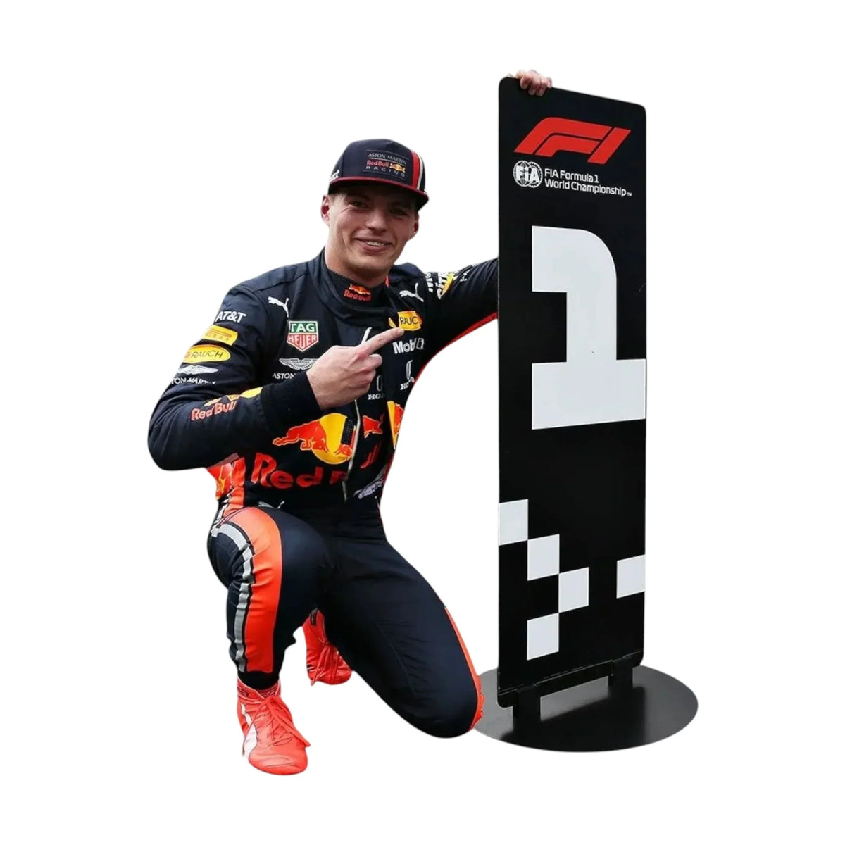 2019 Max Verstappen Red Bull Team Racing Suit Front