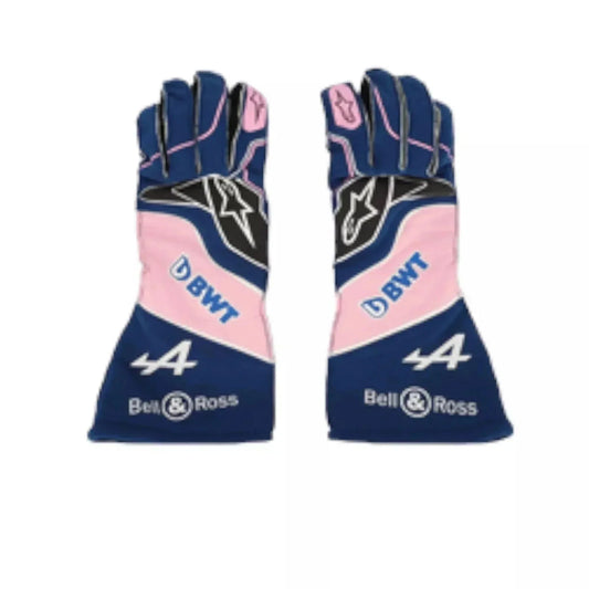 2022 Fernando Alonso Alpine F1 Race Gloves SpeedLine Racewear 715026