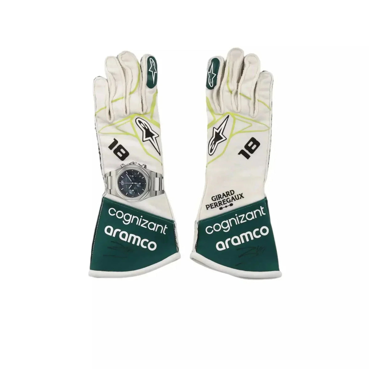 2022 Lance Stroll Aston Martin F1 Race Gloves SpeedLine Racewear 715072