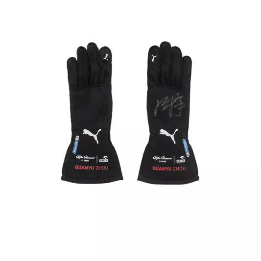 2022 Zhou Guanyu Singapore GP F1 Race Gloves SpeedLine Racewear 715036