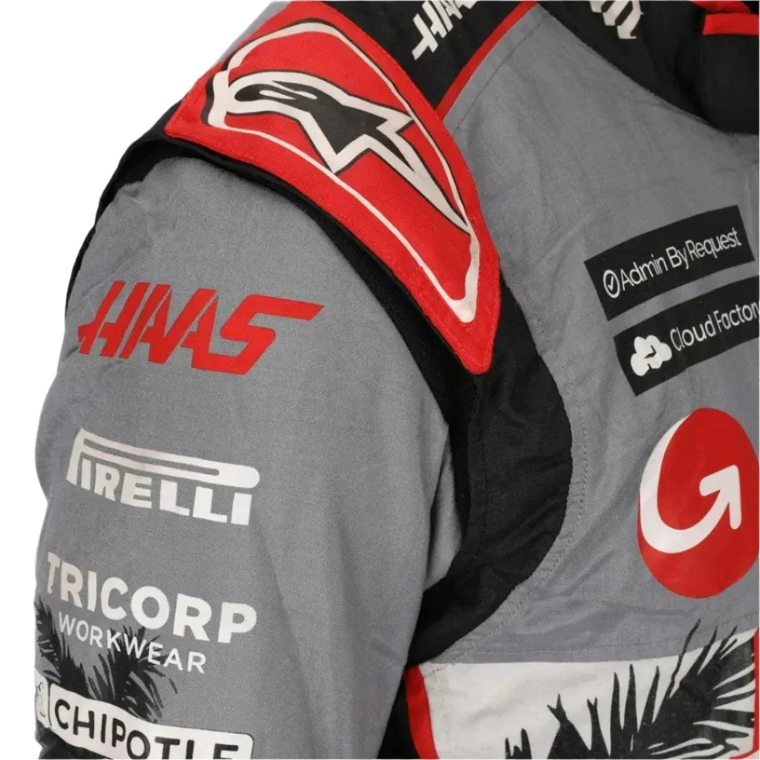 2023 Kevin Magnussen Haas F1 Race Suit Miami GP Edition 2
