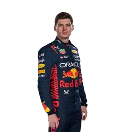2023 Max Verstappen Red Bull Racing F1 suit front