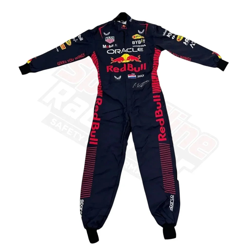 2024 Max Verstappen Red Bull Go-Kart Racing Suit front view