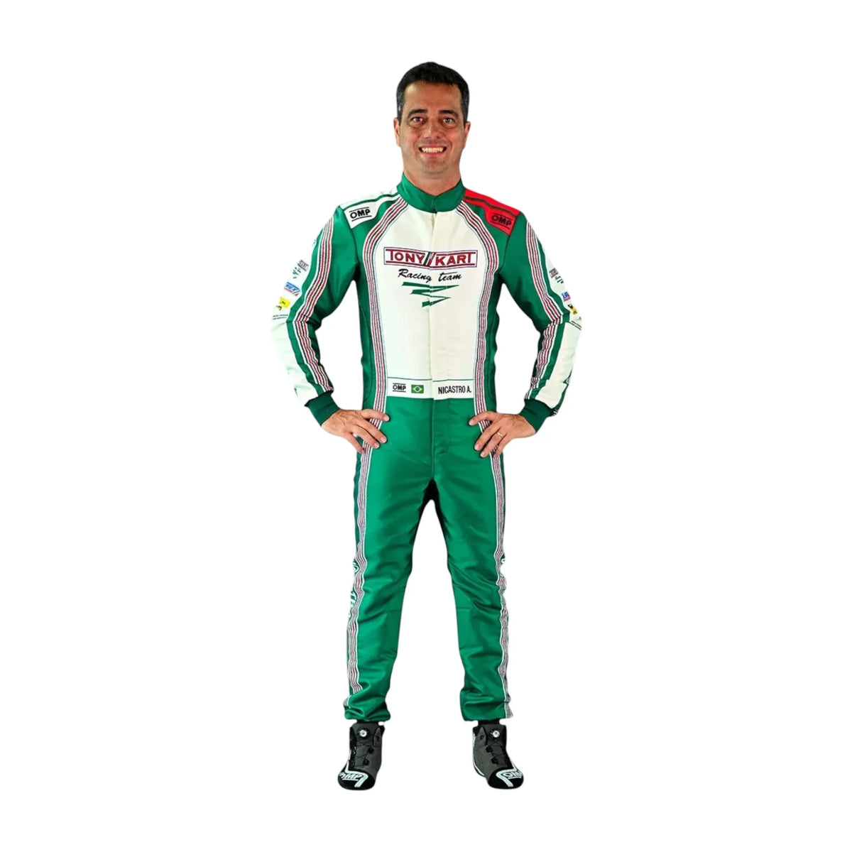 2024 Tony Kart driver go kart racing suit front view