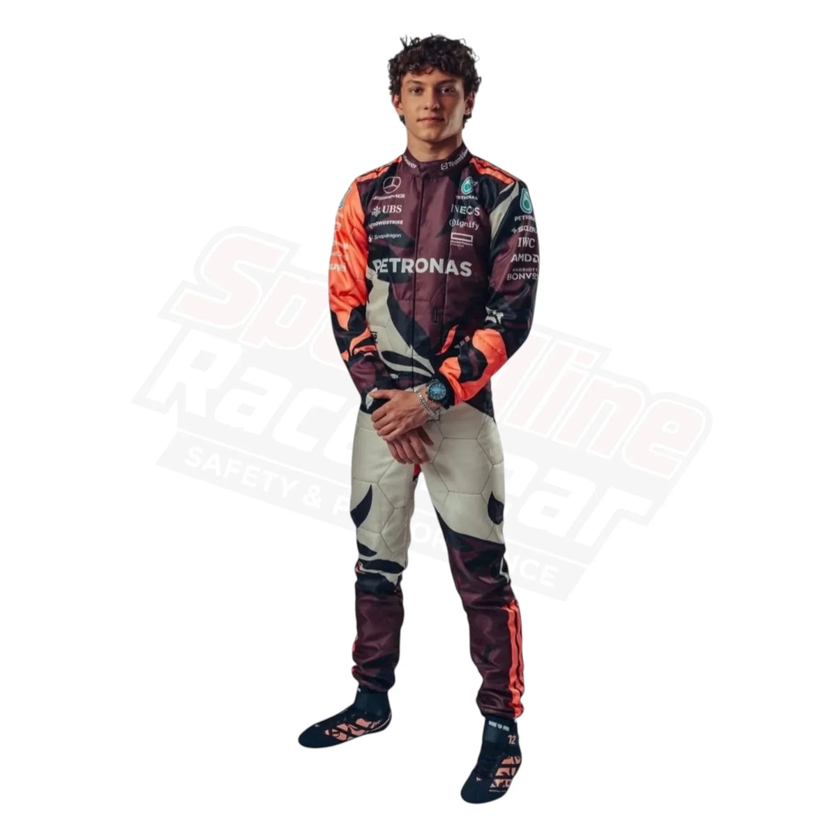 2025 Andrea Kimi Antonelli Mercedes F1 Miami GP Racing Suit