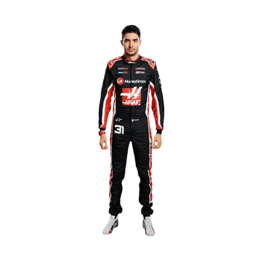 2025 Esteban Ocon Haas F1 Team Race Suit – Official Formula 1 Edition