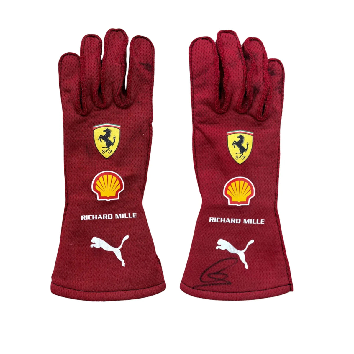 2025 Lewis Hamilton Ferrari F1 Race Gloves Replica Pro