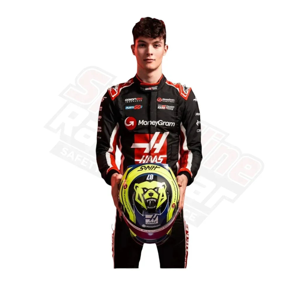 2025 Oliver Bearman Haas F1 Team Race Suit – Official Motorsport Edition