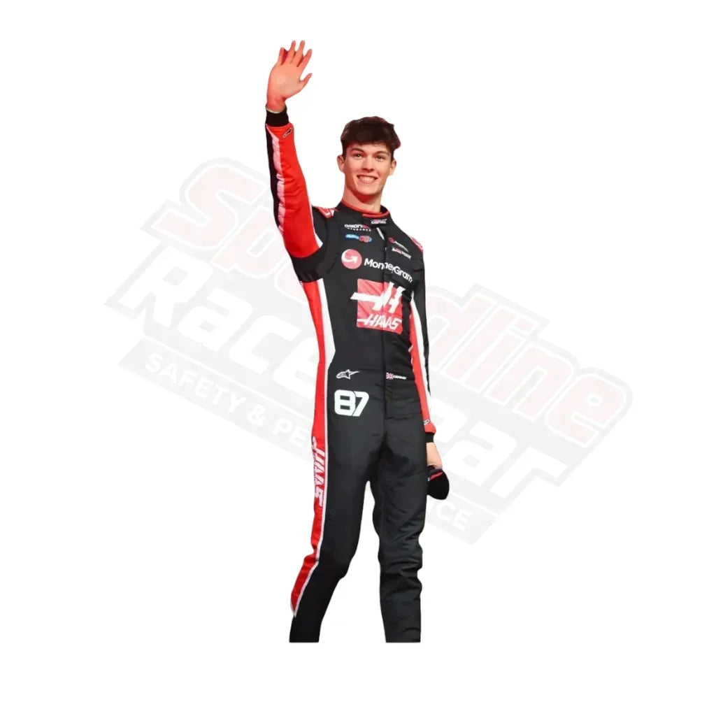 2025 Oliver Bearman Haas F1 Team Race Suit – Official Motorsport Edition