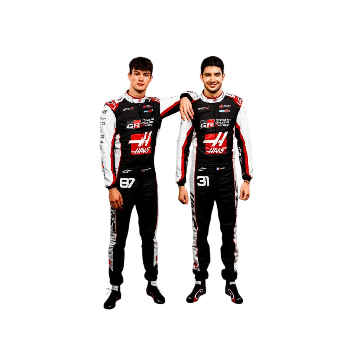 2026 Oliver Bearman Haas F1 Replica Race Suit – Pro Fit