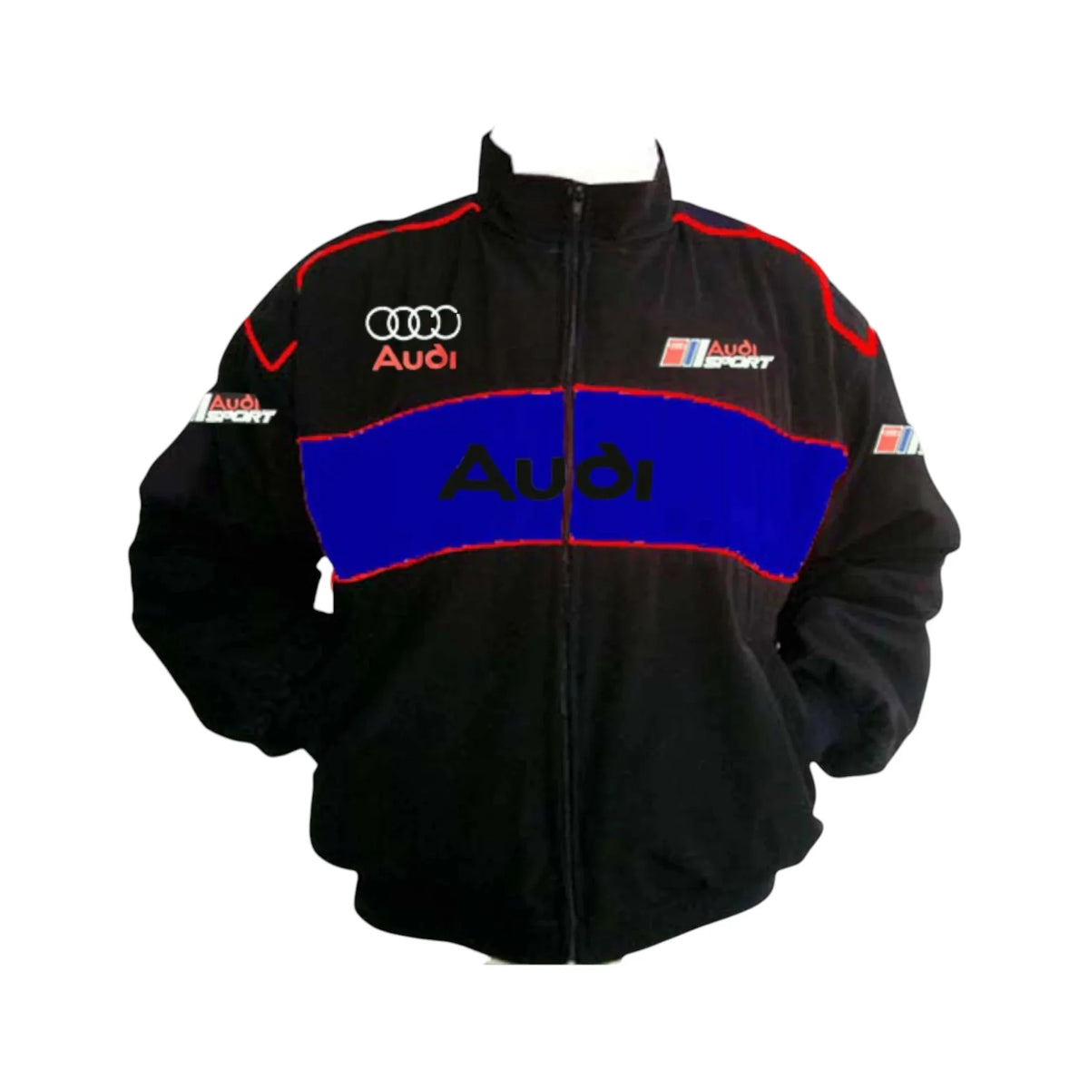 Audi Sport Vintage Racing Jacket Royal Blue & Black Speedline Racewear