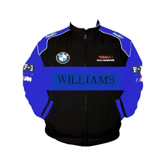 BMW F1 Williams Vintage Racing Jacket Royal Blue Black