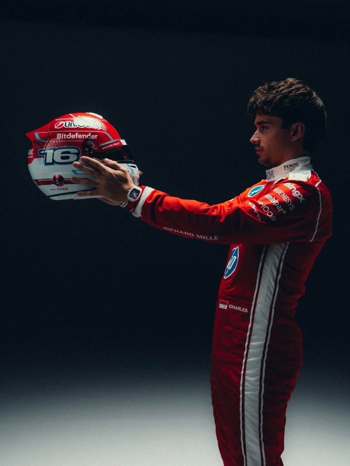 Charles Leclerc 2026 Replica F1 Racing Suit – Fan Edition