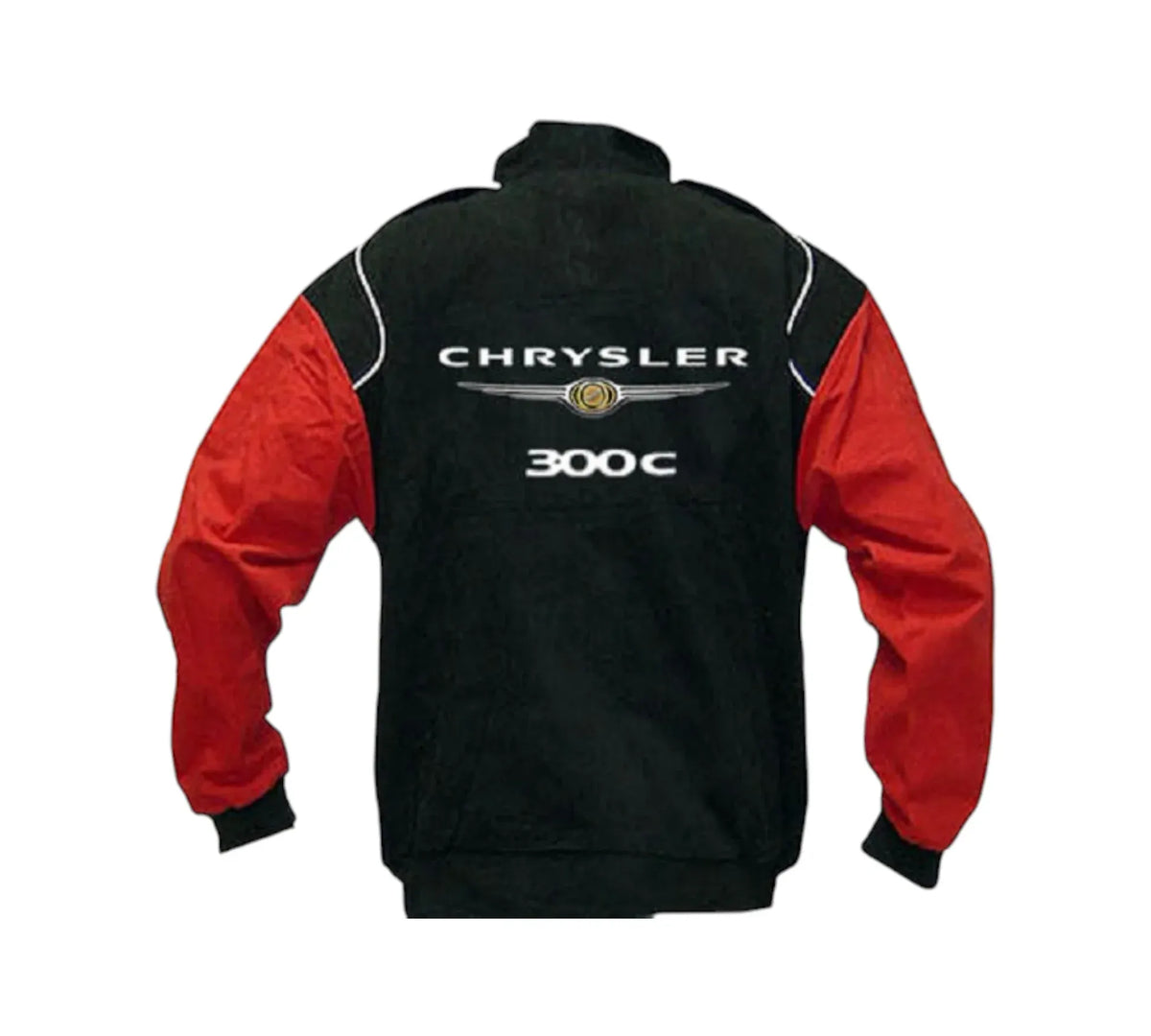 Chrysler 300C Black Red Vintage Racing Jacket