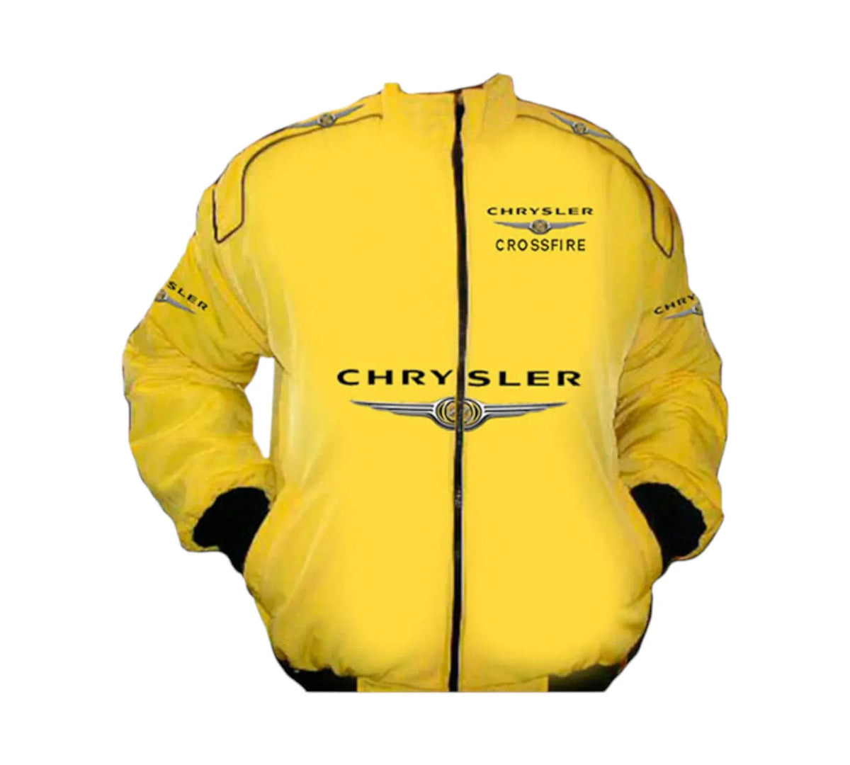 Chrysler Crossfire Yellow Vintage Racing Jacket