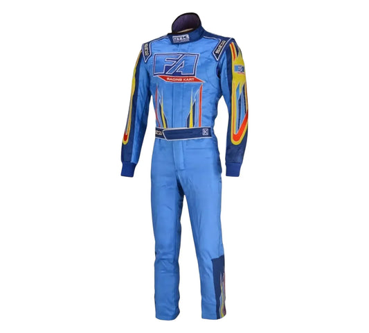 FA Karting OMP Go Kart Racing Suit Sublimation Printed Kart Overall 1