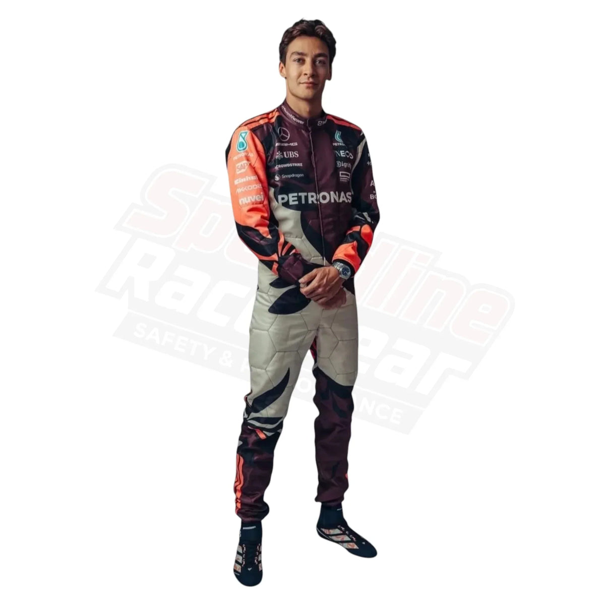 George Russell 2025 Formula 1 Race Suit Side Angle-01
