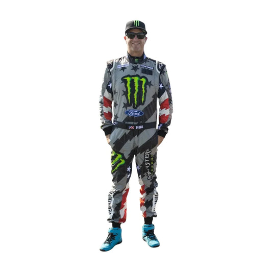Go-Kart Racing Suit Monster Energy Ken Block Sublimation front view