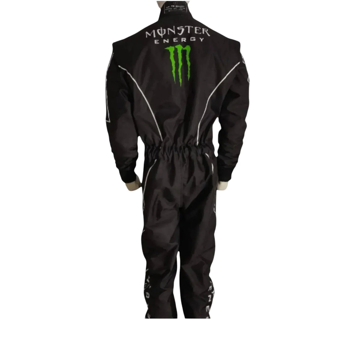 Go kart racing suit Monster Energy design