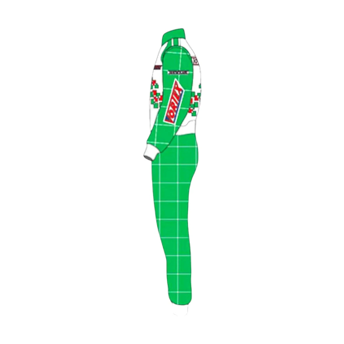 Go kart racing suit Tony Kart side left angle