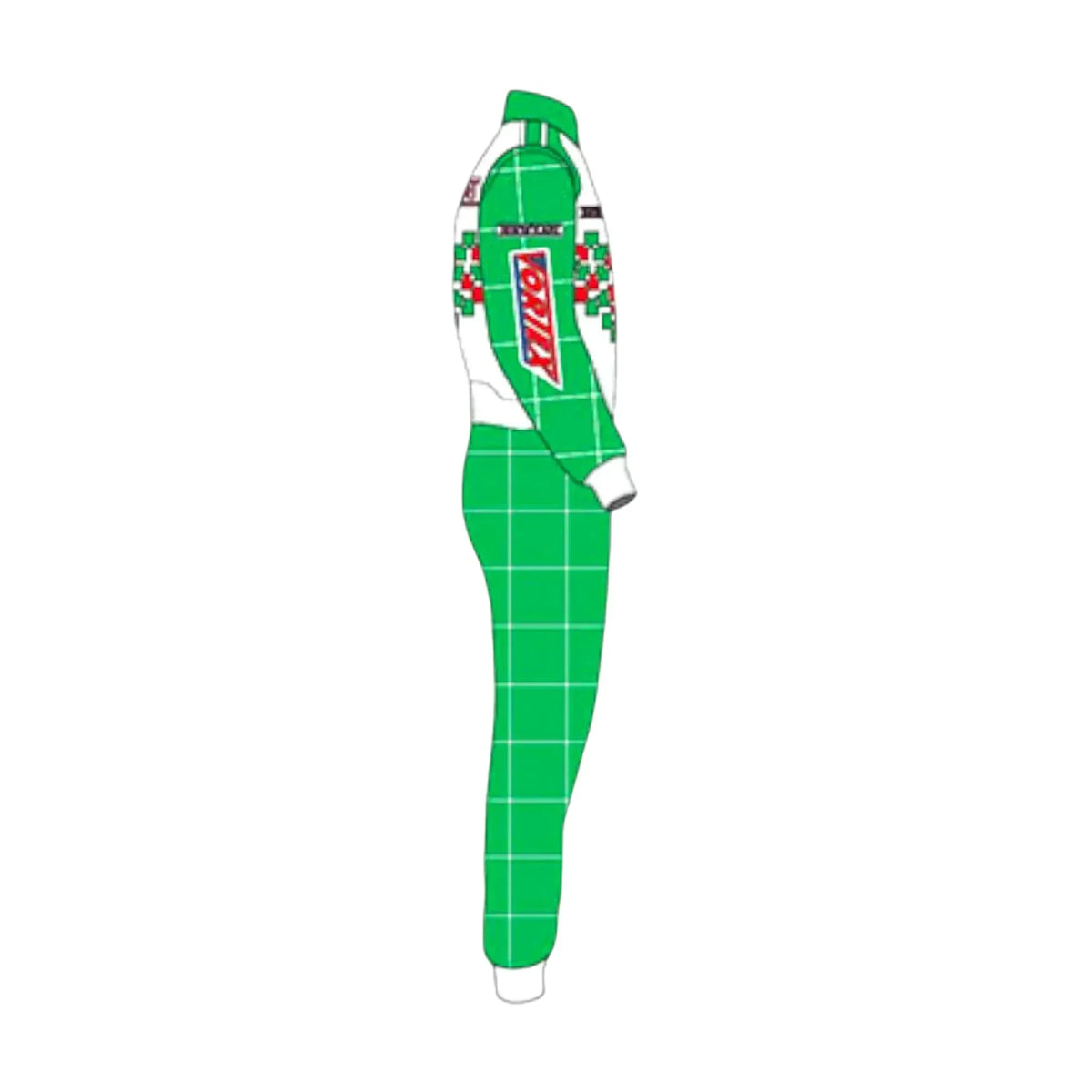 Go kart racing suit Tony Kart side right angle