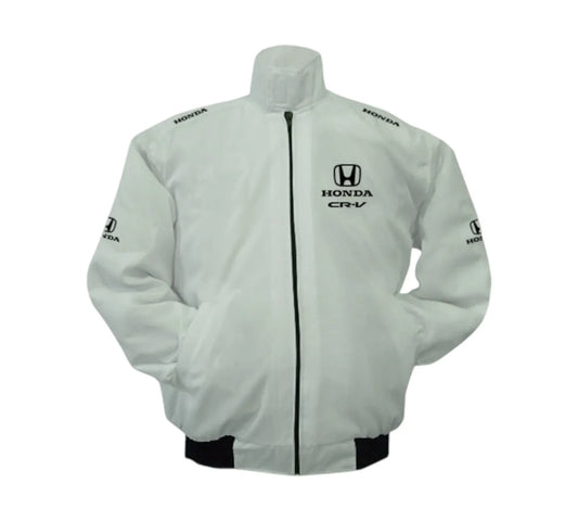 Honda CR-V Vintage Racing Jacket – White SUV Edition