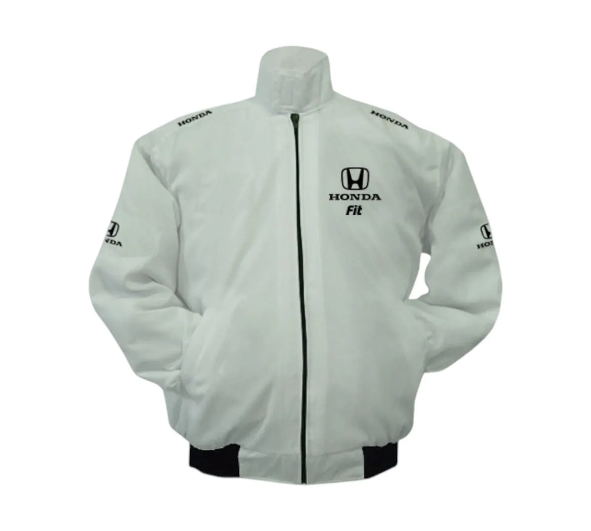 Honda Fit Vintage Racing Jacket – White Motorsport Edition