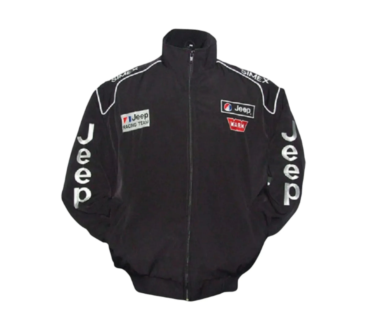 Jeep Racing Jacket Black Vintage