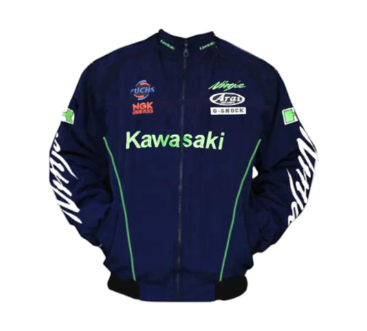 Kawasaki Ninja Racing Jacket Dark Blue