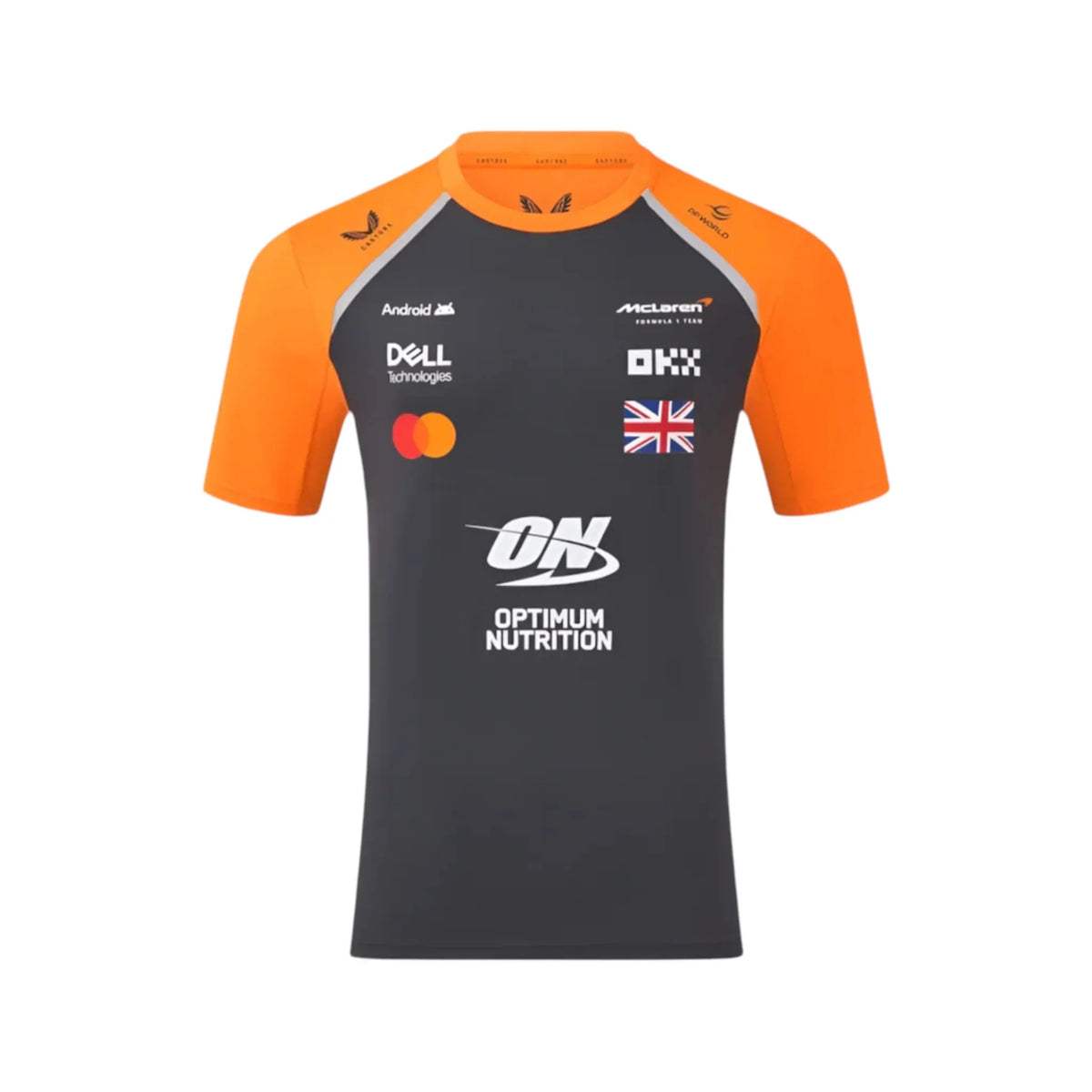 Lando Norris F1 2025 McLaren team t-shirt front view