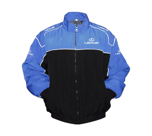 Lexus Vintage Racing Jacket Royal Blue Black