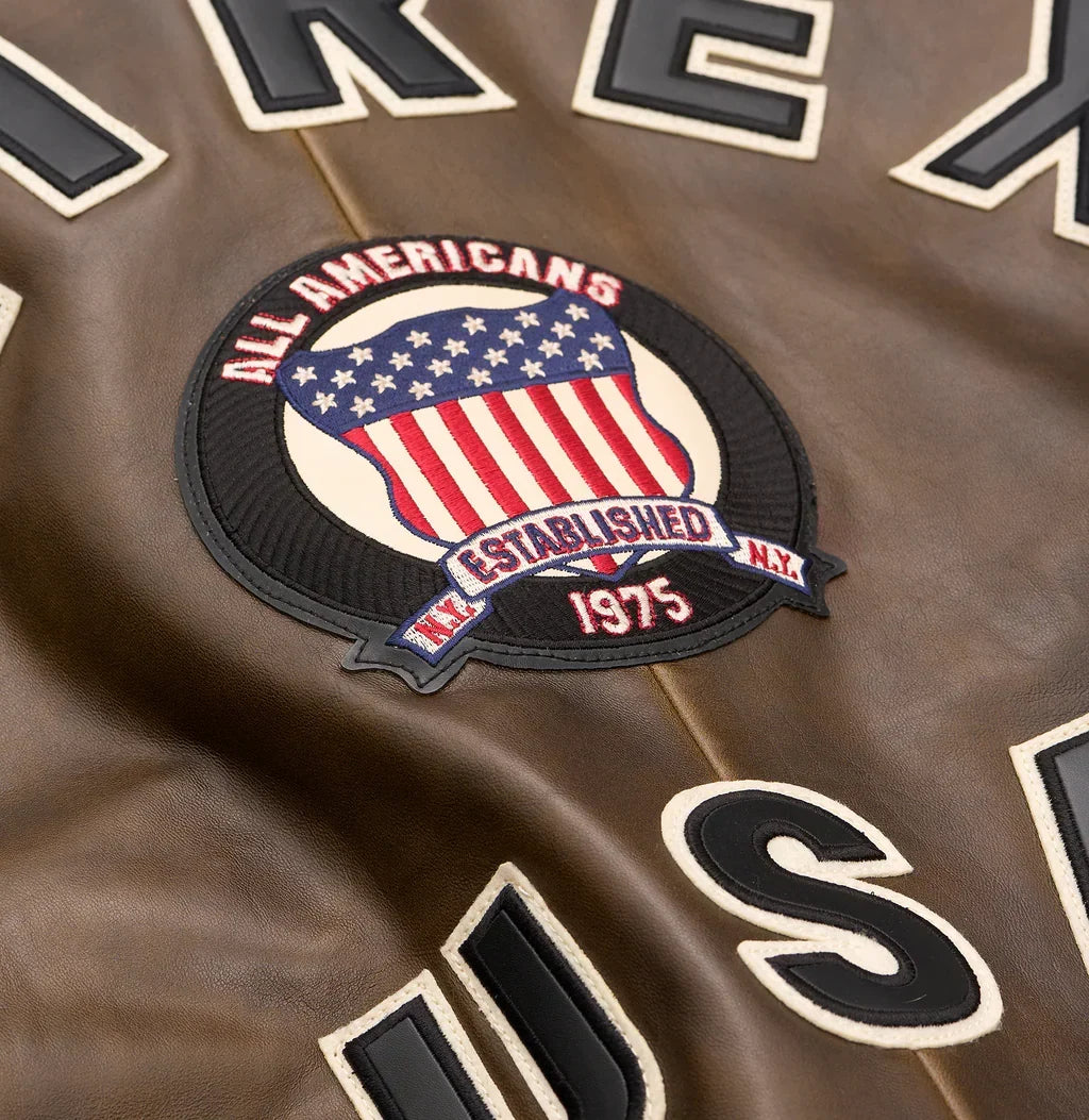 Limited Edition Avirex Vintage Fashion Bomber Leather Jackets For Sale