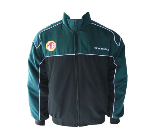 MG Vintage Racing Jacket Black Green Premium 1