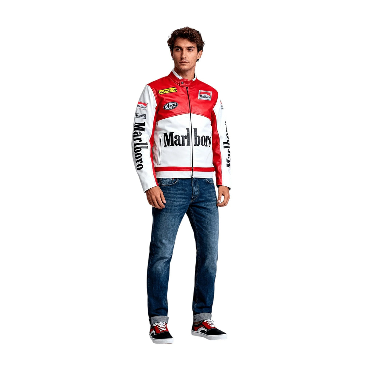 Marlboro Racing Leather Jacket - Classic Edition SpeedLine Racewear