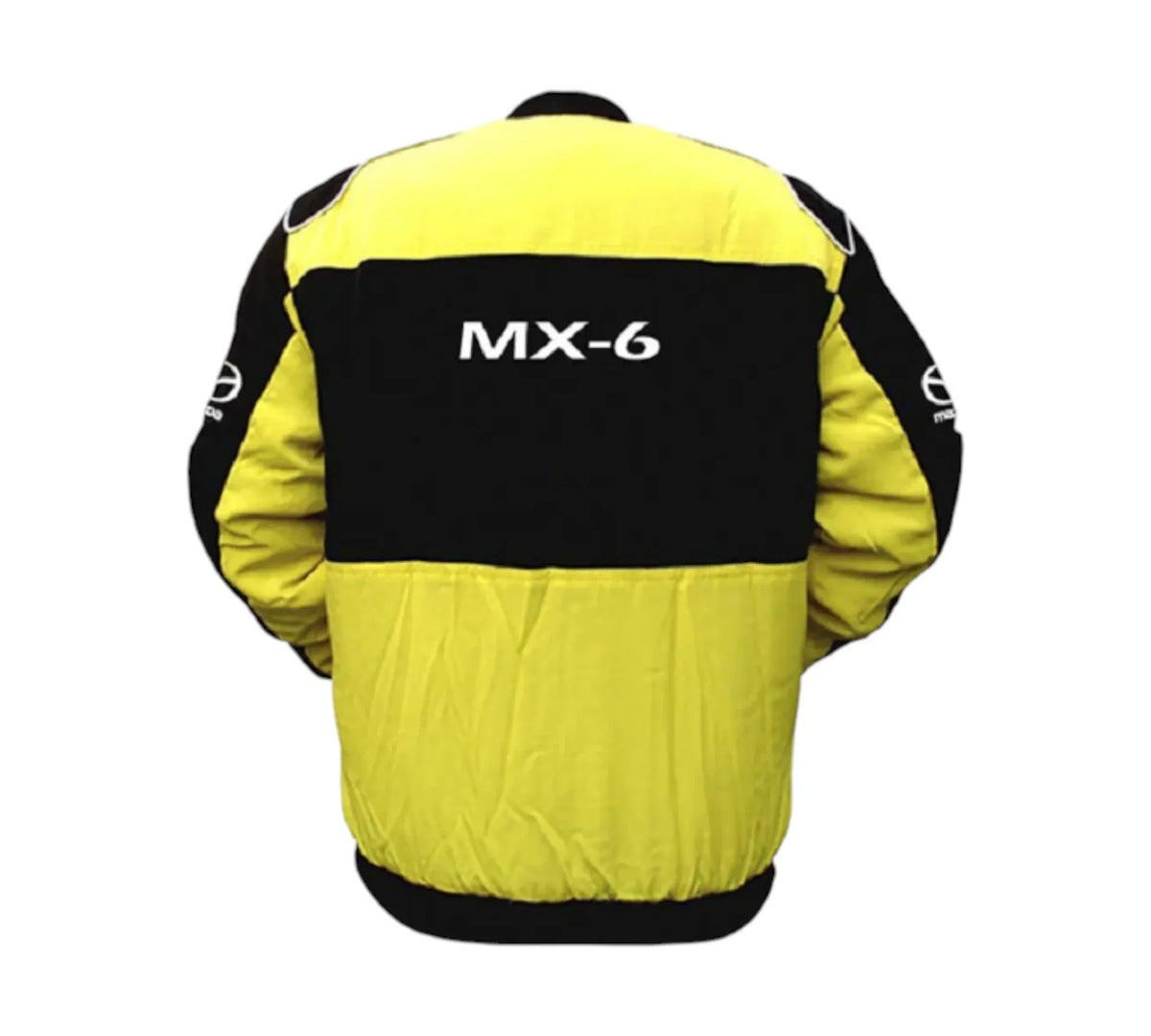 Mazda MX-6 Yellow Black Vintage Racing Performance Jacket 2