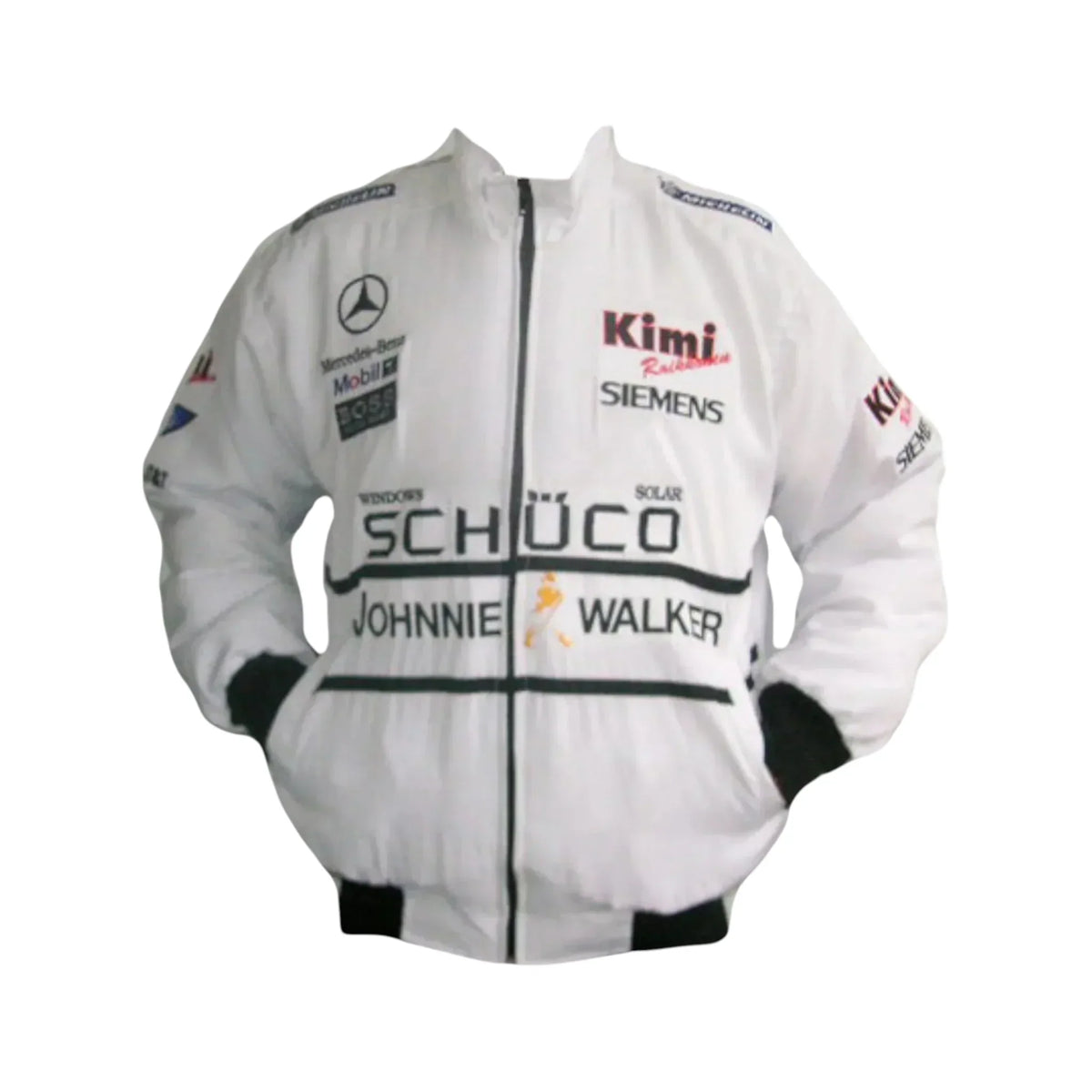 ジャケット・アウター McLaren Mercedes Kimi Raikkonen Jacket McLaren Mercedes Kimi Schuco Vintage Racing Jacket – SpeedLine